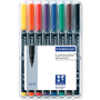 STAEDTLER ROTULADOR LUMOCOLOR 313 (S) 8-PACK 313WP8